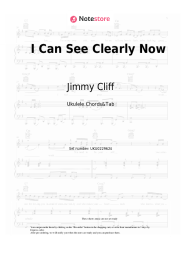 Sheet music, chords Jimmy Cliff - I Can See Clearly Now