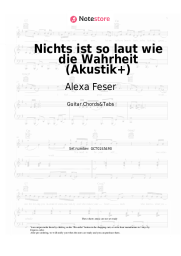 undefined Alexa Feser - Nichts ist so laut wie die Wahrheit (Akustik+)