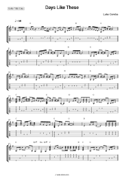 undefined Luke Combs - Days Like These