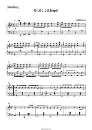 Sheet music, chords GroßstadtEngel - Gute Laune