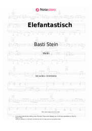 Sheet music, chords Basti Stein - Elefantastisch