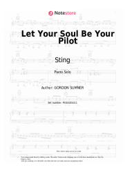 Sheet music, chords Sting - Let Your Soul Be Your Pilot