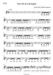 undefined Taylor Swift, Sabrina Carpenter - The Life of a Showgirl