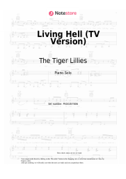 Sheet music, chords The Tiger Lillies, Martyn Jacques - Living Hell (TV Version)