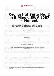 undefined Johann Sebastian Bach - Orchestral Suite No. 2 in B Minor, BWV 1067 – Menuet