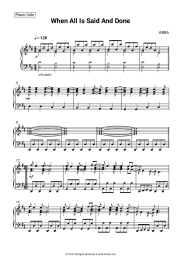 undefined ABBA - When All Is Said And Done