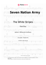 Sheet music, chords The White Stripes - Seven Nation Army
