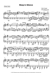 Sheet music, chords Uriah Heep - Weep in Silence