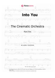 Sheet music, chords The Cinematic Orchestra - Into You