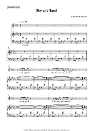 Sheet music, chords Paul Kalkbrenner - Sky and Sand