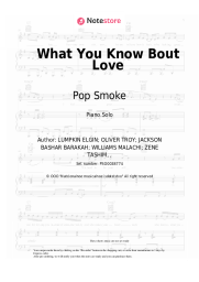 undefined Pop Smoke - What You Know Bout Love