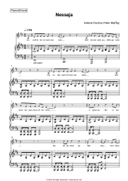 Sheet music, chords Helene Fischer, Peter Maffay - Nessaja