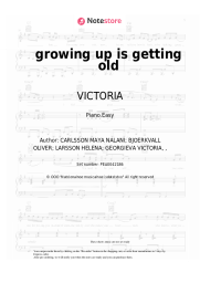 undefined VICTORIA - growing up is getting old