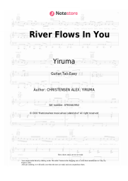 Sheet music, chords Yiruma - River Flows In You