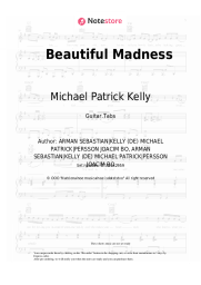 Sheet music, chords Michael Patrick Kelly - Beautiful Madness