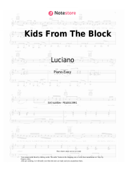 Sheet music, chords Luciano - Kids From The Block