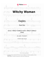 Sheet music, chords Eagles - Witchy Woman