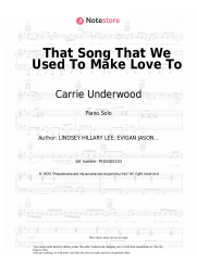 undefined Carrie Underwood - That Song That We Used To Make Love To