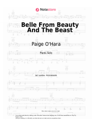 undefined Paige O'Hara, Richard White - Belle From Beauty And The Beast