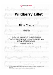 Sheet music, chords Nina Chuba - Wildberry Lillet