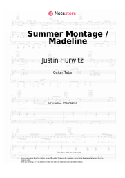 Sheet music, chords Justin Hurwitz - Summer Montage / Madeline