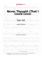undefined Dan Hill - Never Thought (That I Could Love)