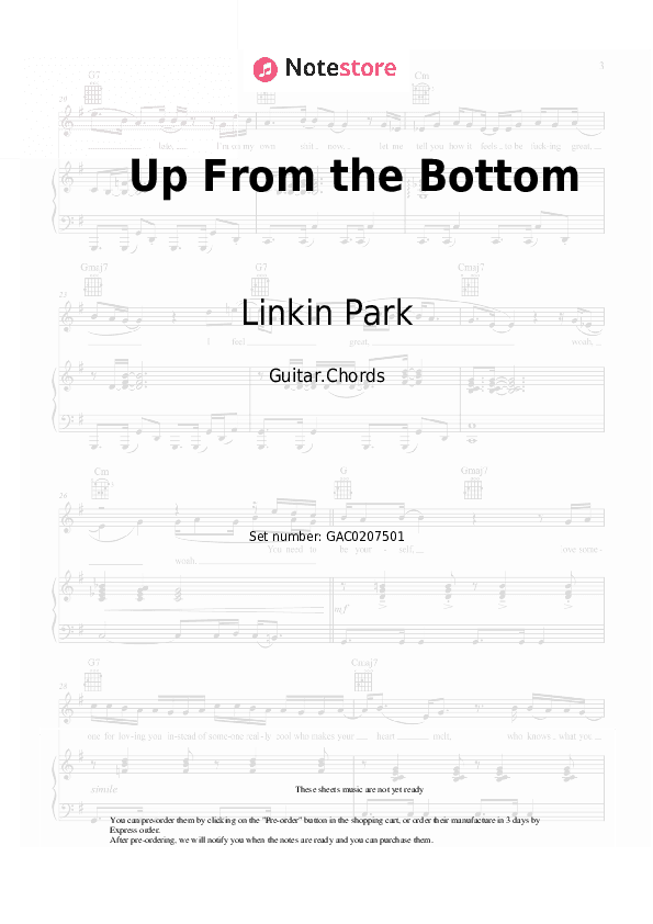 Up From the Bottom - Linkin Park Chords - Guitar.Chords