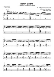 Sheet music, chords Rimsky-Korsakov - Flight of the Bumblebee