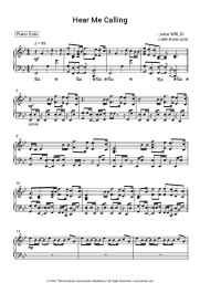 Sheet music, chords Juice WRLD - Hear Me Calling