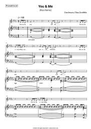 Sheet music, chords Disclosure, Eliza Doolittle - You & Me (Rivo Remix)