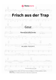 Sheet music, chords Gzuz, Bonez MC - Frisch aus der Trap