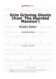 undefined Buddy Baker - Grim Grinning Ghosts (from 'The Haunted Mansion')
