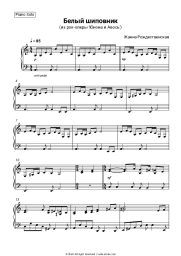 undefined Zhanna Rozhdestvenskaya - Белый шиповник (из рок-оперы 'Юнона и Авось')