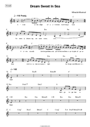 Sheet music, chords Miracle Musical - Dream Sweet In Sea Major