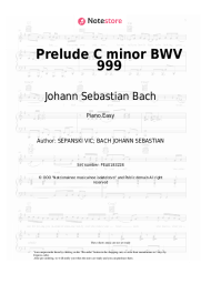 undefined Johann Sebastian Bach - Prelude C minor BWV 999