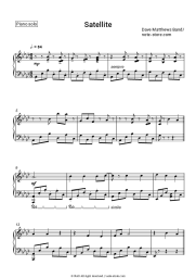 Sheet music, chords Dave Matthews Band - Satellite