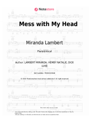 undefined Miranda Lambert - Mess with My Head