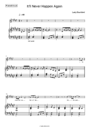 undefined Lady Blackbird - It’ll Never Happen Again