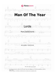 undefined Lorde - Man Of The Year