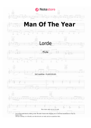undefined Lorde - Man Of The Year