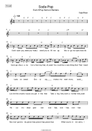 undefined Saja Boys, Andrew Choi, Neckwav, Danny Chung, Kevin Woo, SamUIL, KPop Demon Hunters Cast - Soda Pop