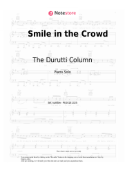 Sheet music, chords The Durutti Column - Smile in the Crowd