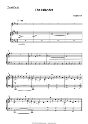 Sheet music, chords Nightwish - The Islander