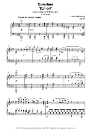 Sheet music, chords Ludwig van Beethoven - Egmont, Op. 84: Overture